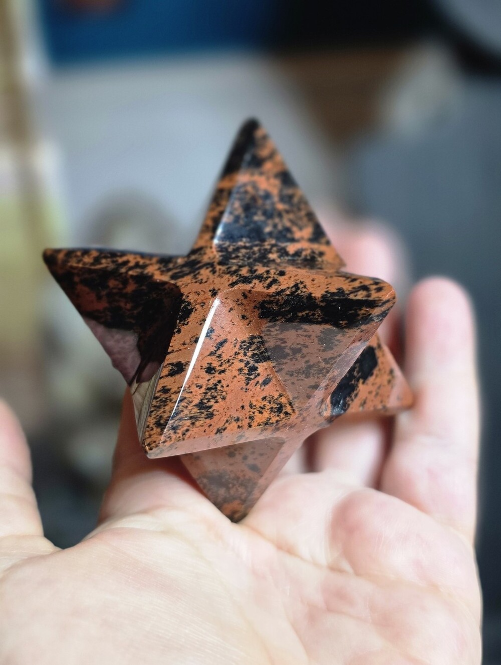 Mahogany Obsidian Merkaba